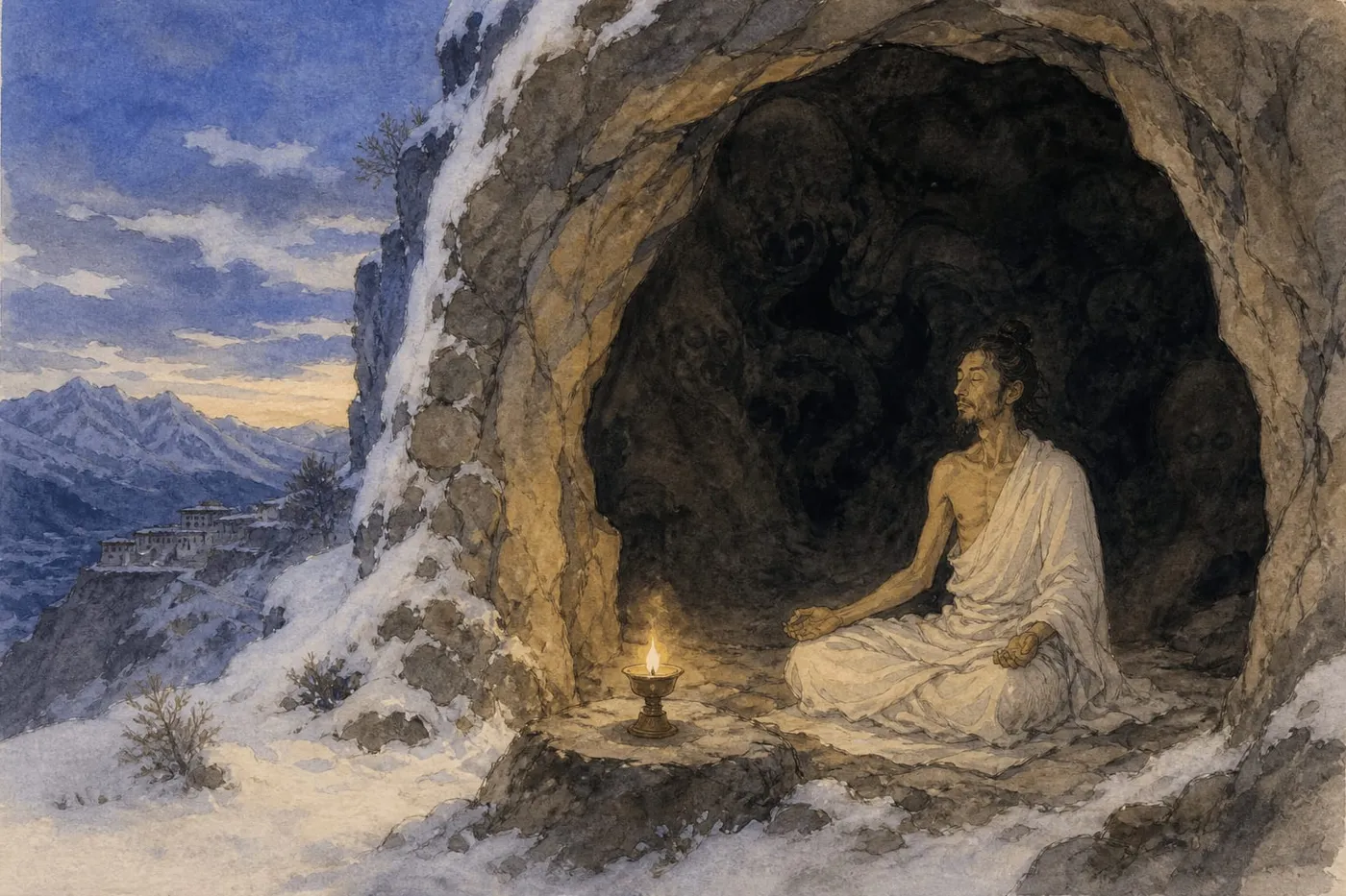 Illustration for The Demons in the Cave