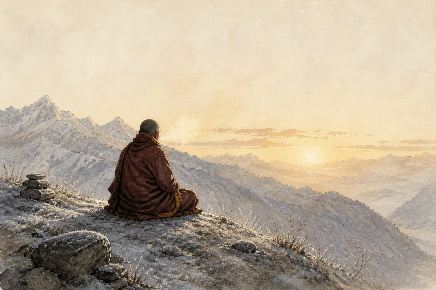 Illustration for Breath in Cold Air