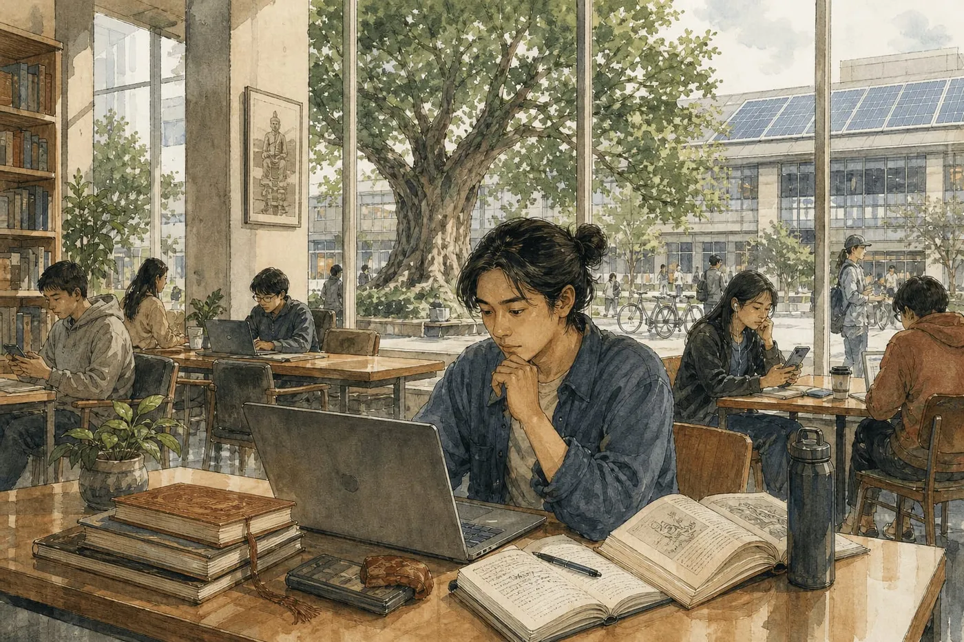 Illustration for Can Ancient Buddhist Wisdom Still Speak to the Modern World?