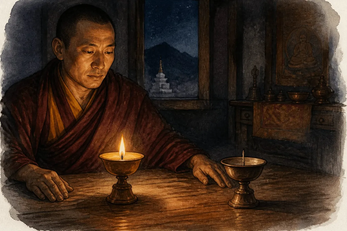 Illustration for The Flame Not Passed