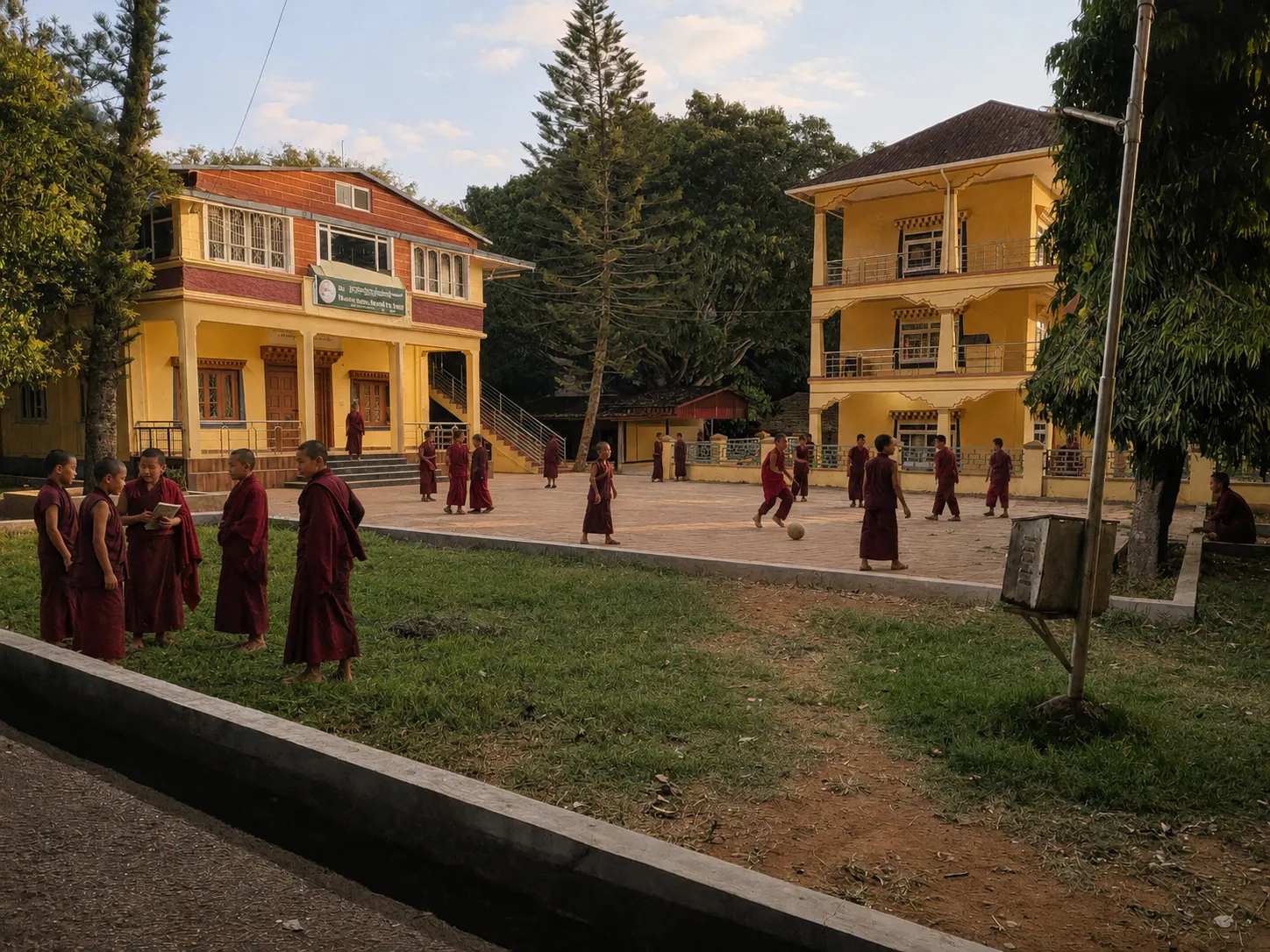 An Afternoon in the Courtyard | Daily Rhythms